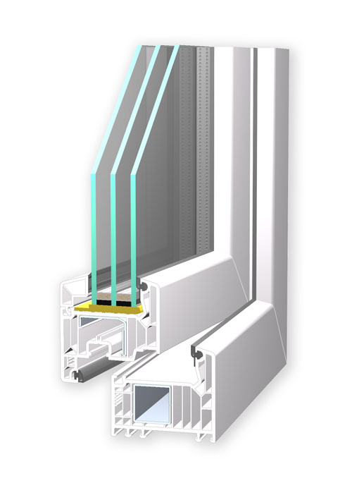 Kunststofffenster Softline 82