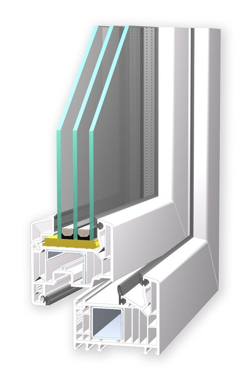 Kunststofffenster Softline 82