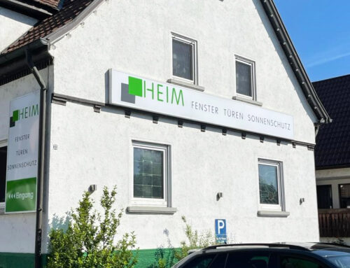 Heim Fensterbau mit neuem Logo!